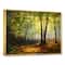 Designart - Summer Forest - Landscape Art Print Framed Canvas